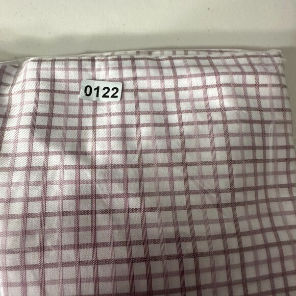 Pronto Uomo Dress Shirt Sz 17.5 36/37 Tall No Iron Classic Fit Egyptian Cotton - Picture 12 of 12